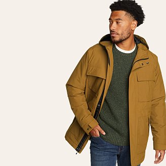 Mens Rainfoil Insulated Waterproof Rain Parka