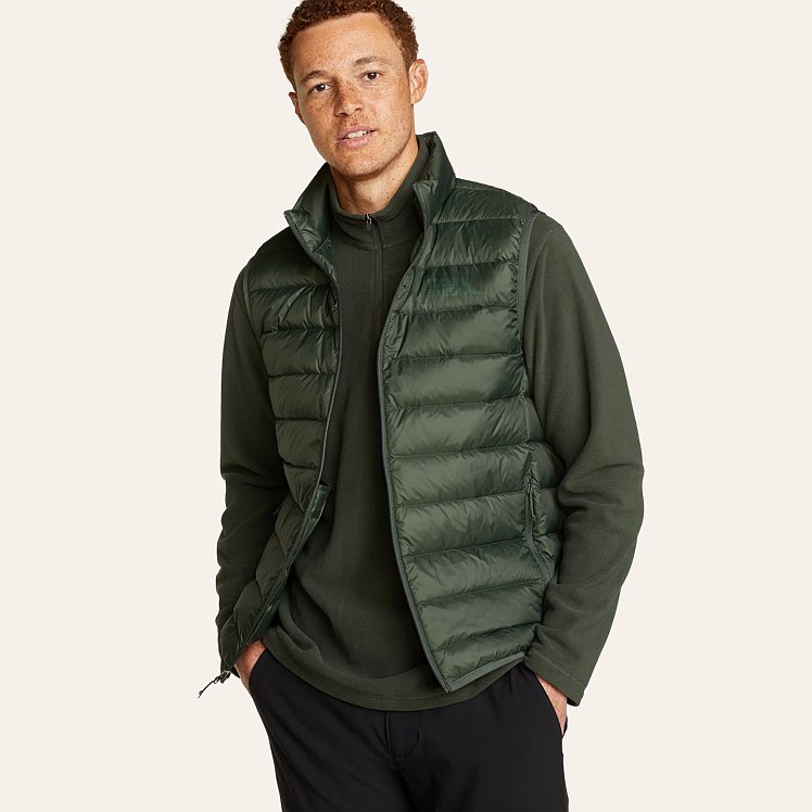 Eddie bauer down vest mens clearance