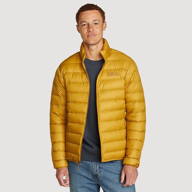 Eddie Bauer900FP00s puffy jacketメンズS赤紫短丈 Eddie Bauer900FP00s puffy jacketメンズS赤紫短丈 エディー・バウアー
