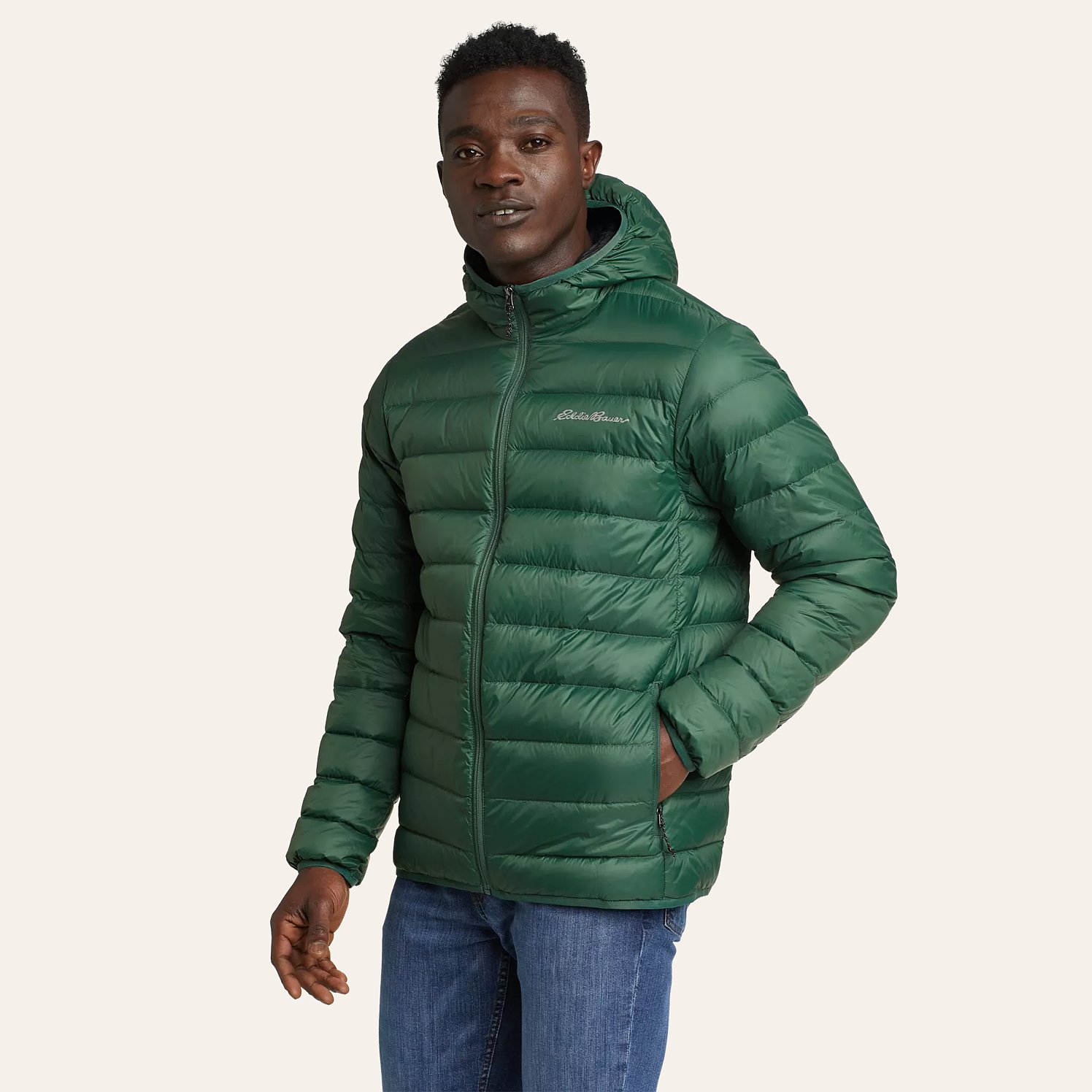 Eddie bauer men's cirruslite hooded down jacket hotsell