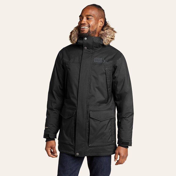 NWT Eddie Bauer 21x Men's Weatheredge Superior Down Parka Waterproof newest Retail $349