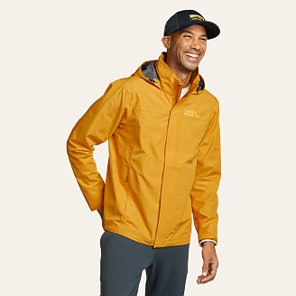 Mens Packable Waterproof Rainfoil Rain Jacket