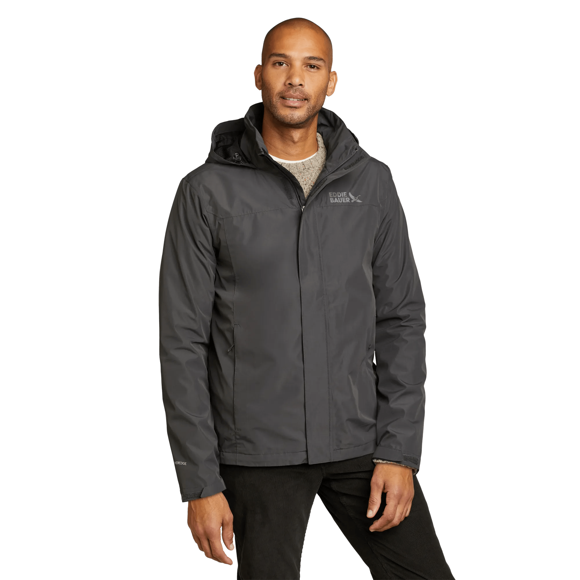 Rainfoil® Waterproof Packable Hooded Rain Jacket