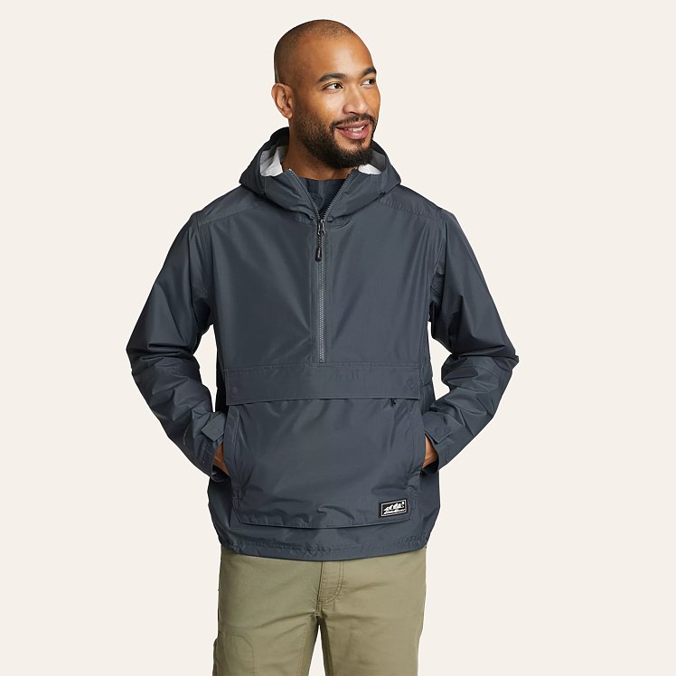 Mens anorak rain jacket hotsell