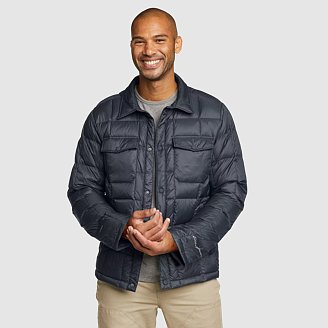 Eddie Bauer Men's Everson Down Jacket, Capers, Small at