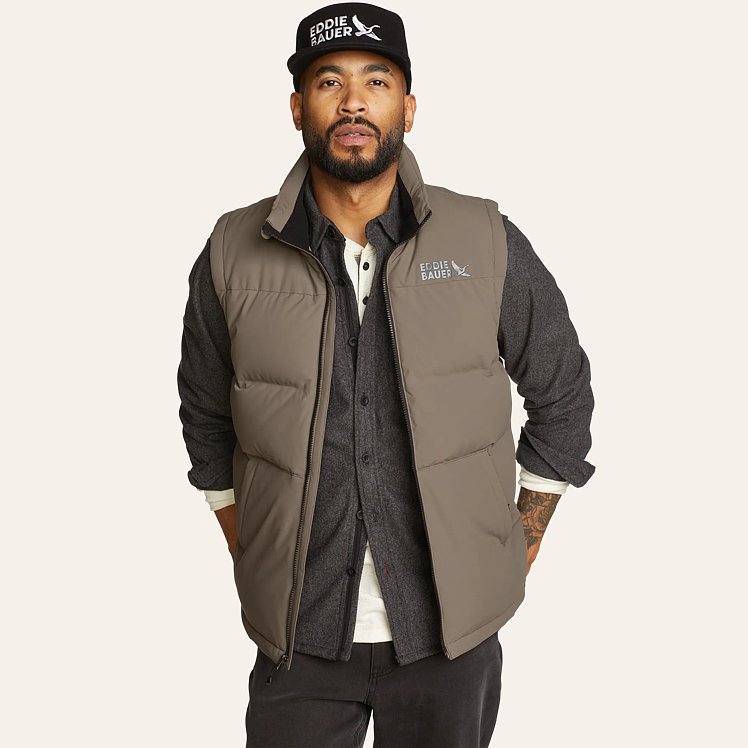 Eddie bauer mens puffer vest online