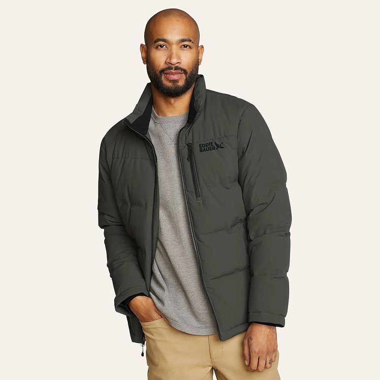 Men's stretch down jacket hotsell