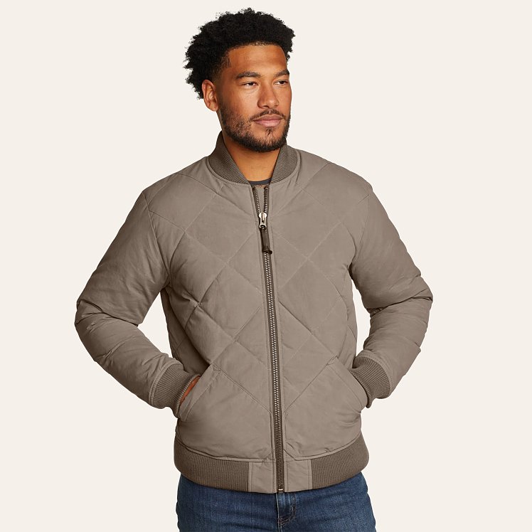 Down bomber jacket mens best sale