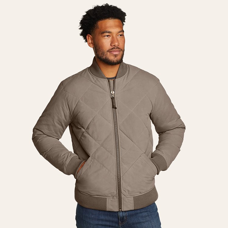 Eddie Bauer Men's 1936 Skyliner Model Down Jacket, Black