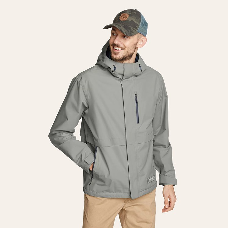 Men's Rainfoil® East Waterproof Rain Jacket | Eddie Bauer Men's Rainfoil® East Waterproof Rain Jacket | Eddie Bauer