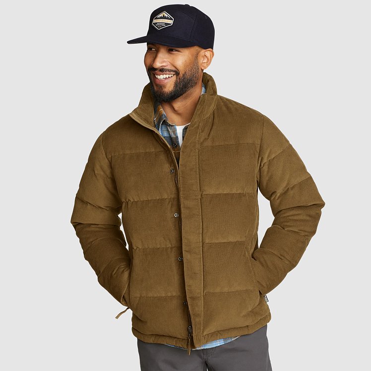 Men s Cabin Corduroy Down Jacket Eddie Bauer