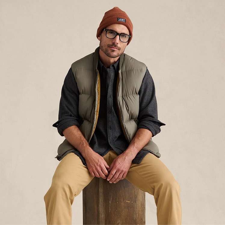 Men's Reissue Original Down Bomber Vest | Eddie Bauer Men's Reissue Original Down Bomber Vest | Eddie Bauer