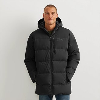 Image of Men's Essential Down Hooded Parka