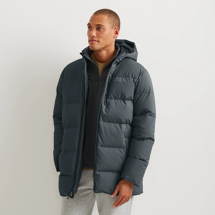 Men's Essential Down Hooded Parka | Eddie Bauer