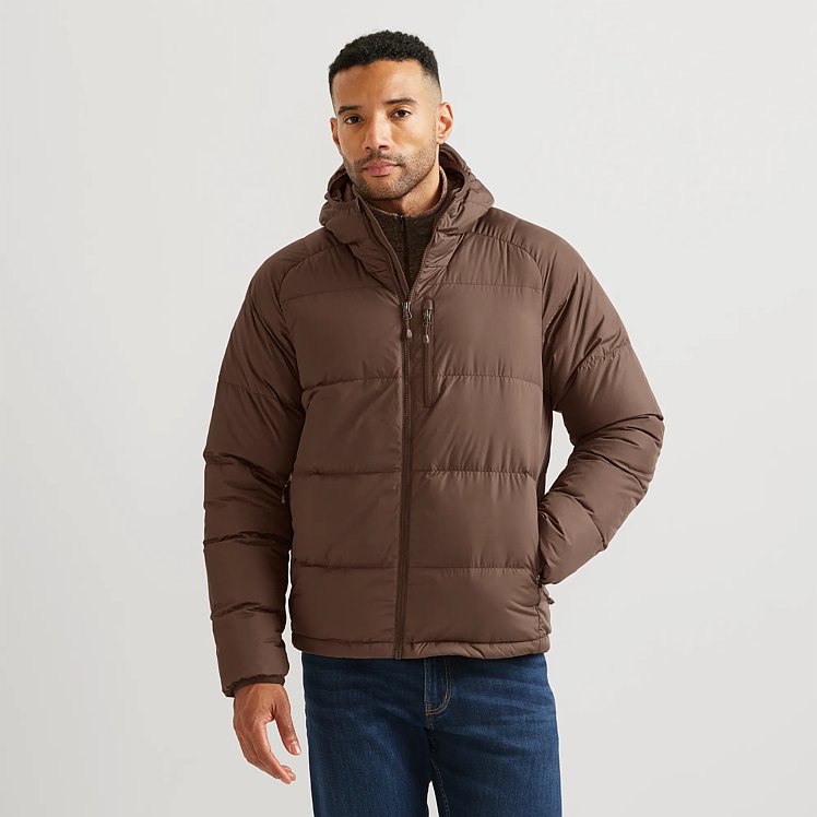 Men's Super Down Hooded Jacket | Eddie Bauer