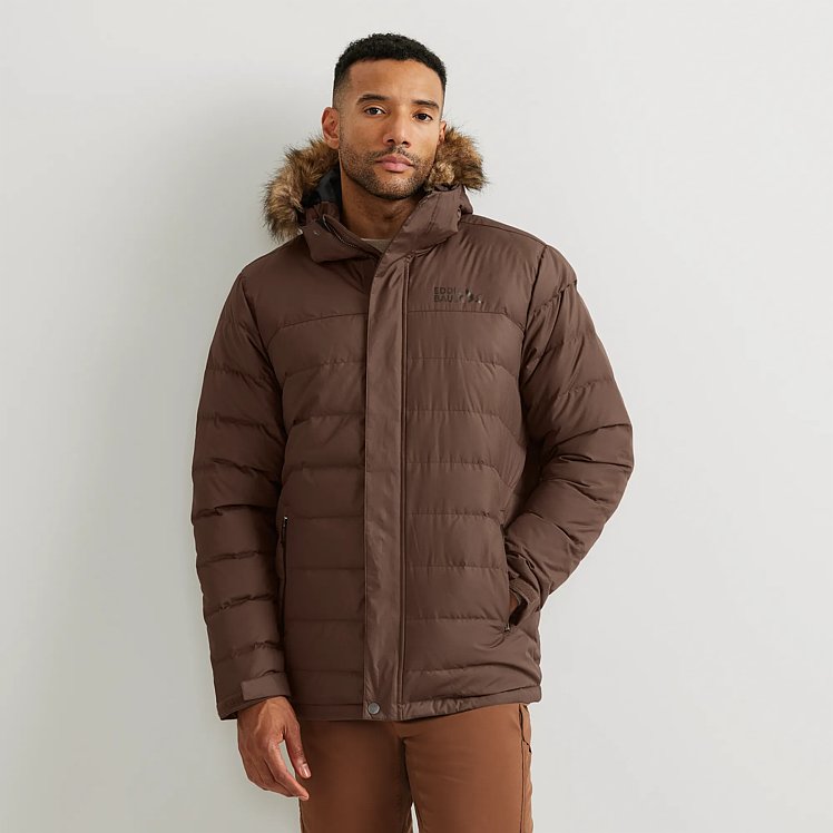 ジャケット・アウター Eddie Bauer 900FP puffer jacket brown Men's Stratustherm Modular Down Jacket | Eddie Bauer