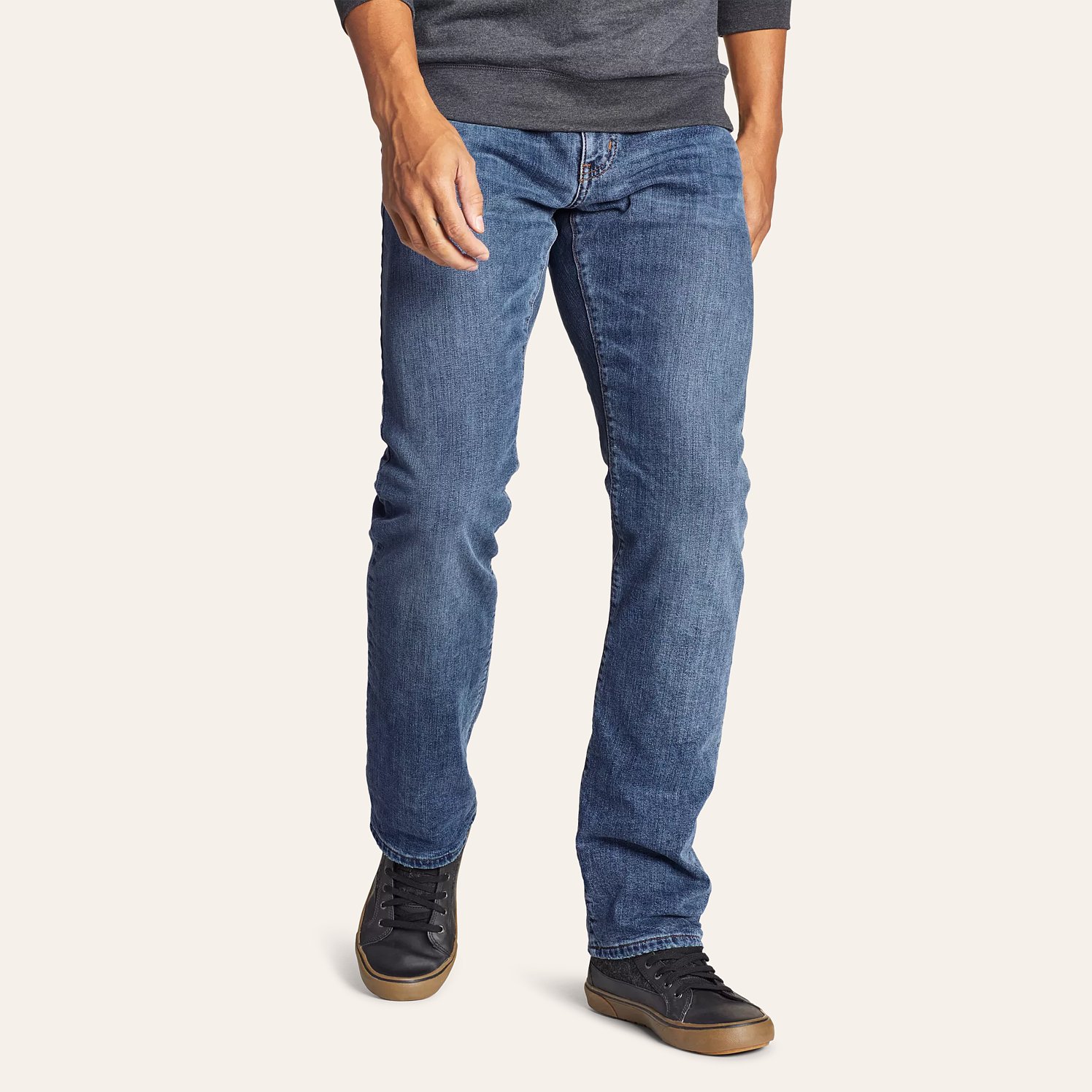 Eddie Bauer Men's Fleece-Lined Flex Jeans