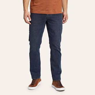  Eddie Bauer Men's Flannel-Lined Flex Jeans, Blue Wash 32W x 30L  Regular : Clothing, Shoes & Jewelry