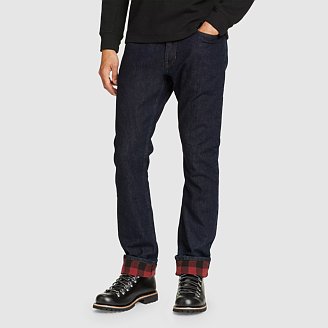 Men's H2Low Flex Flannel-Lined Jeans