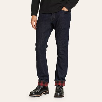 Men's H2Low Flex Flannel-Lined Jeans