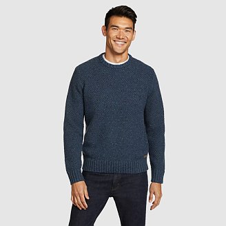 Men's Moguler Textured Crew Sweater