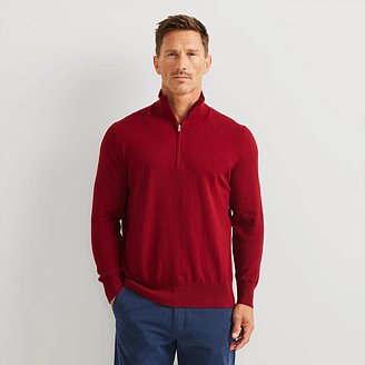 Men's Classic Merino Blend 1/4-Zip Sweater
