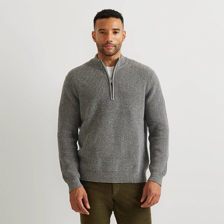 BOφWY/ボーイ Men's Fletcher Bay 1/4-zip Sweater | Eddie Bauer