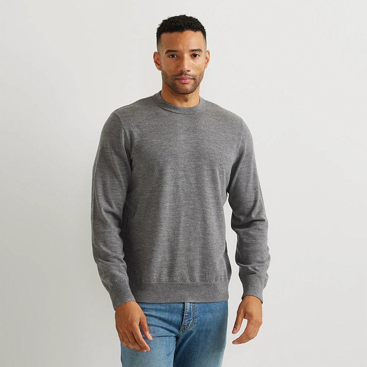 新品　BRIEFING MERINO WOOL CREW NECK KNIT 新品 BRIEFING MERINO WOOL CREW NECK KNIT L Oversized Merino Wool