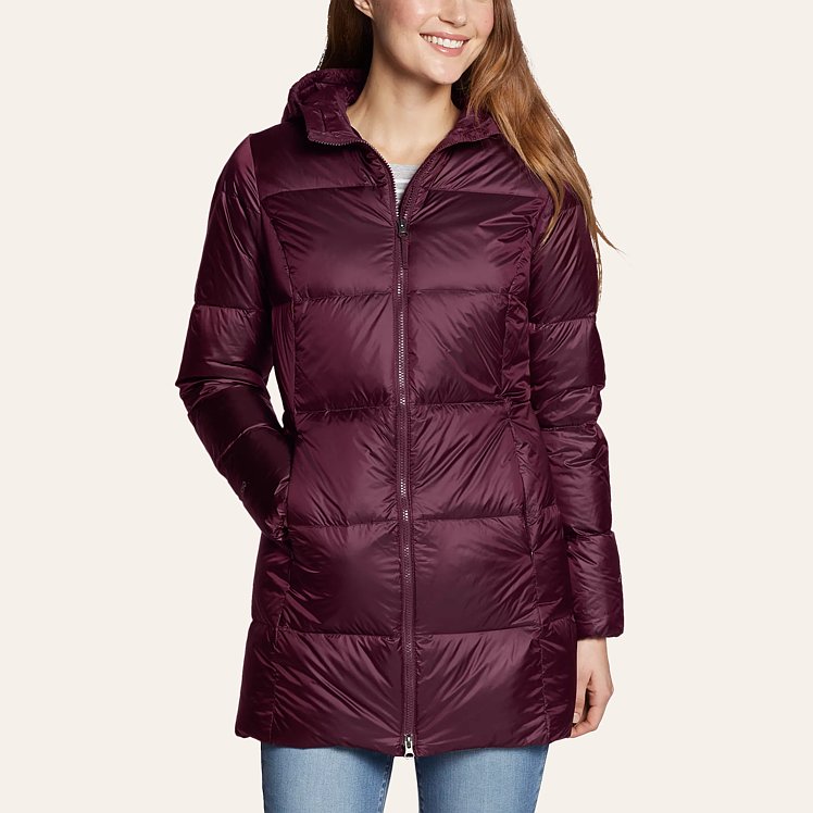 Eddie bauer luna peak down parka temperature rating on sale