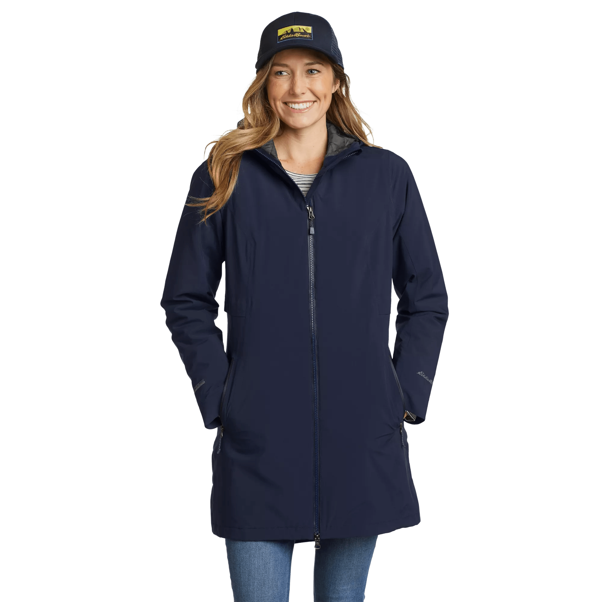 Cloud Cap Insulated Waterproof Trench Coat