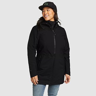 Women's Cloud Cap Insulated Waterproof Trench Coat