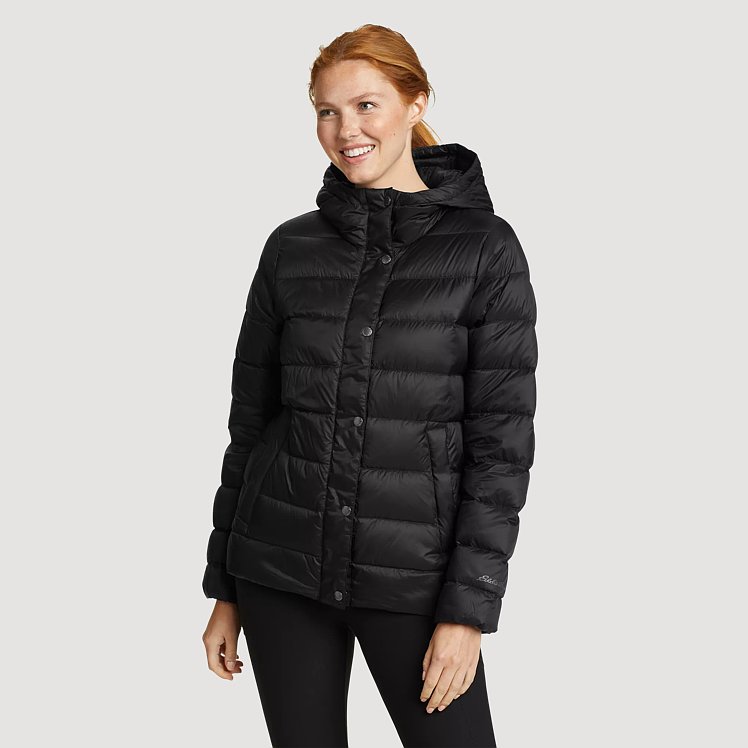 Women's Stratustherm Hooded Down Jacket Eddie Bauer
