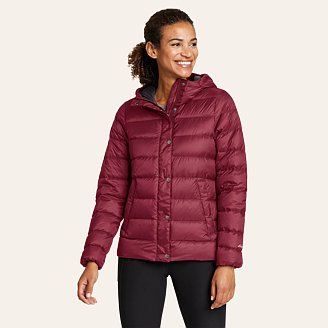 Women's Stratustherm Hooded Down Jacket | Eddie Bauer