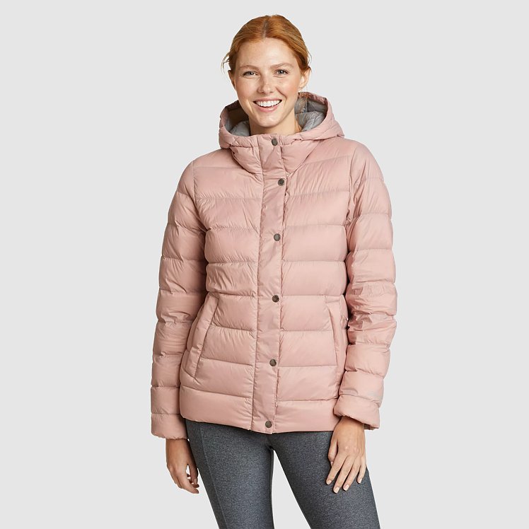 Women s Stratustherm Hooded Down Jacket Eddie Bauer