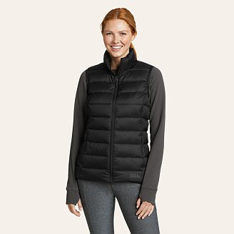 Eddie Bauer® - Ladies Fleece Vest (Black) - SugarCreek Gear