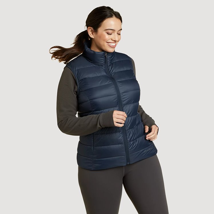 Eddie Bauer DOWNLIGHT VEST ネイビー Eddie Bauer DOWNLIGHT VEST ネイビー
