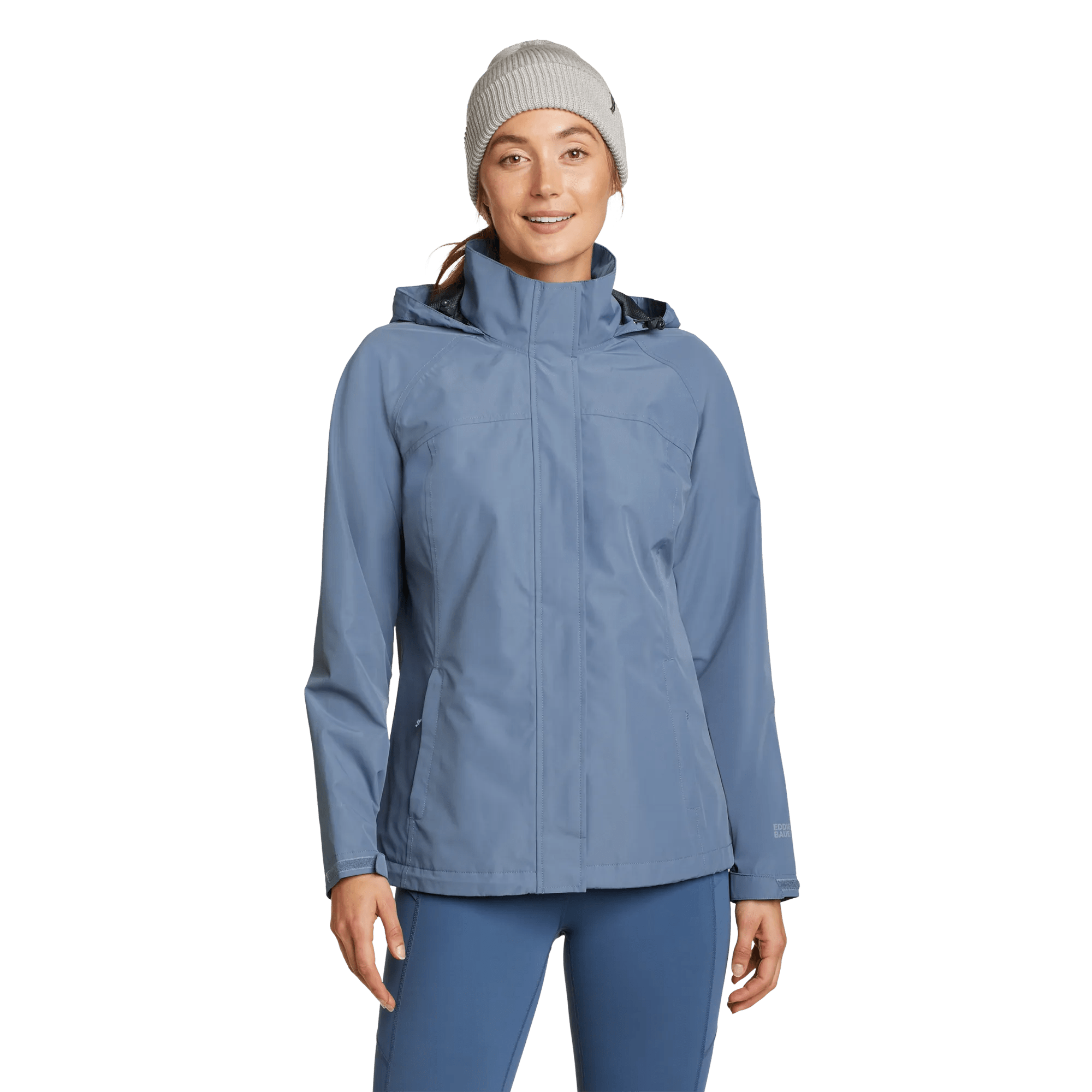 Rainfoil® Waterproof Packable Hooded Rain Jacket