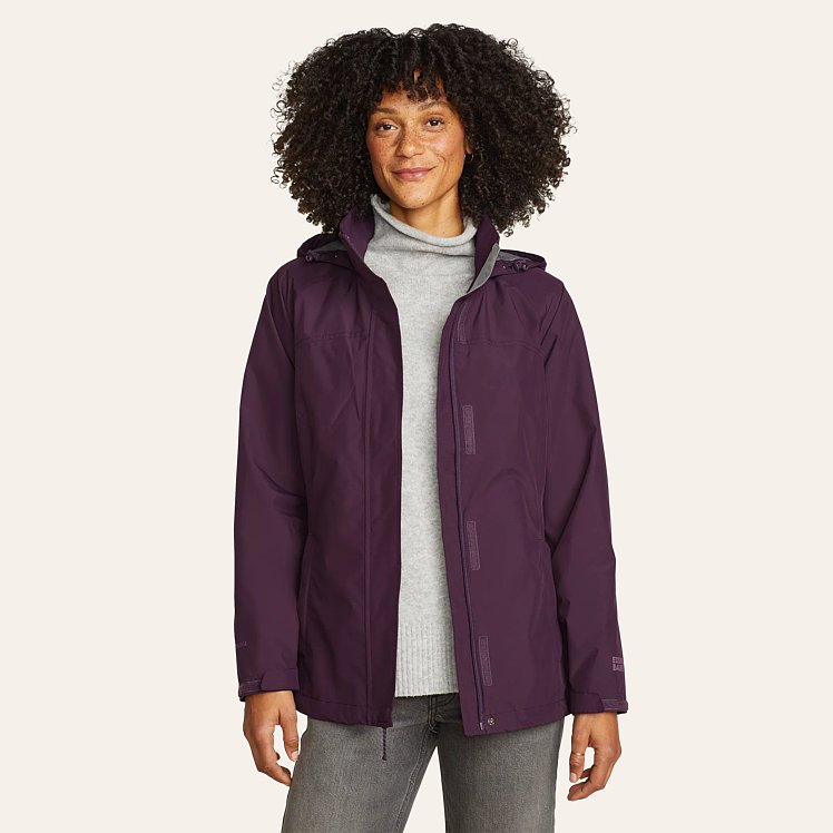 Women s Packable Rainfoil Waterproof Rain Jacket Eddie Bauer