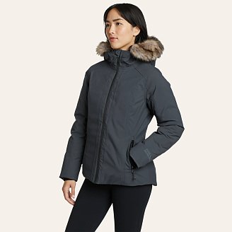 Eddie Bauer Women's Superior Down Stadium Coat, Seapine, Small : :  Clothing, Shoes & Accessories