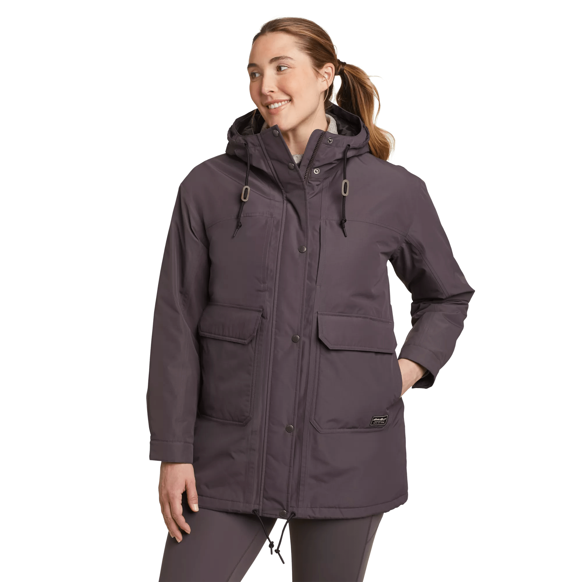 Eddie Bauer Rainfoil Insulated Waterproof Rain Parka Hamilton Place