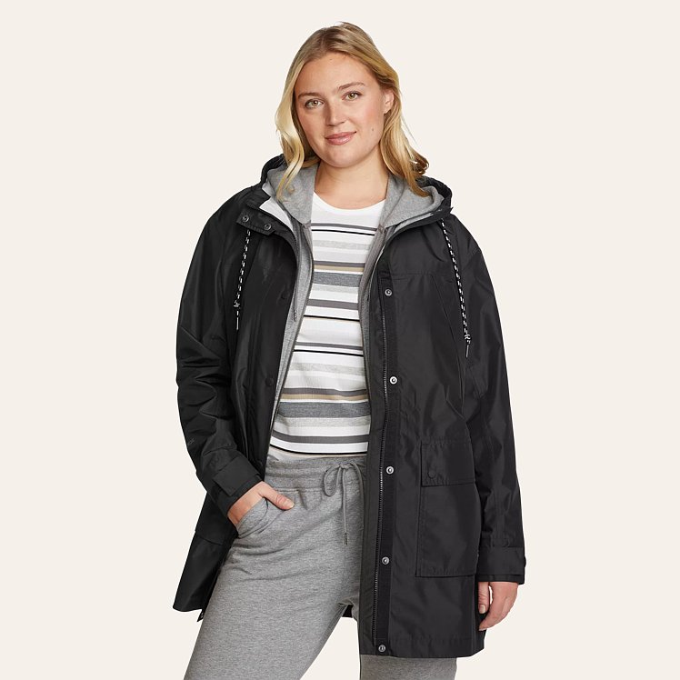 Eddie bauer traveler packable trench hotsell