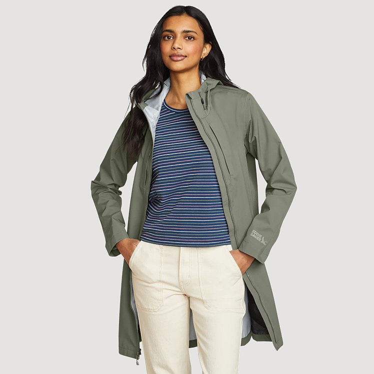 Women's Oscillate 3l Waterproof Trench Coat Eddie Bauer