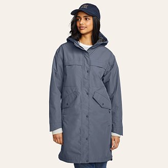 Womens Rainfoil Waterproof Trench Coat