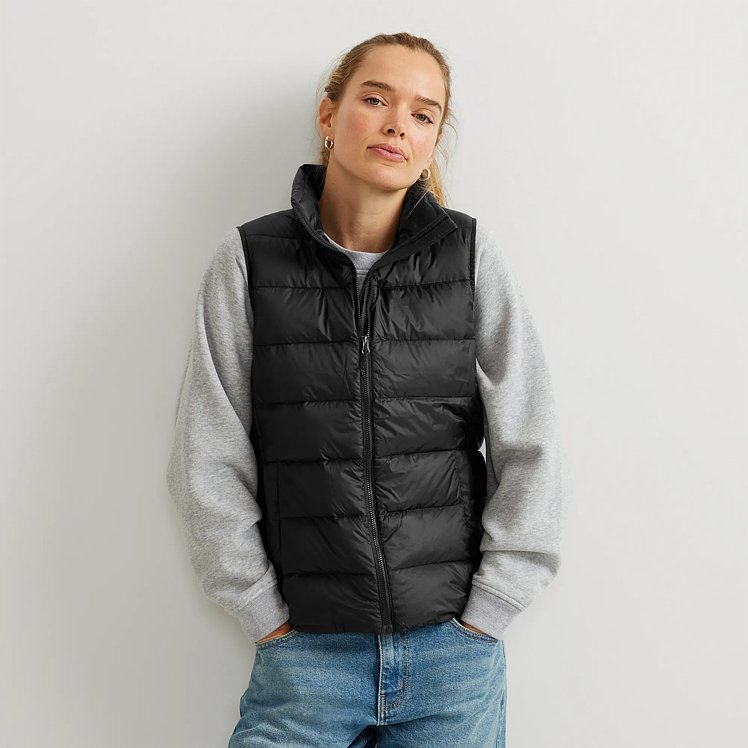 Eddie Bauer DOWNLIGHT VEST ネイビー Eddie bauer downlight vest clearance