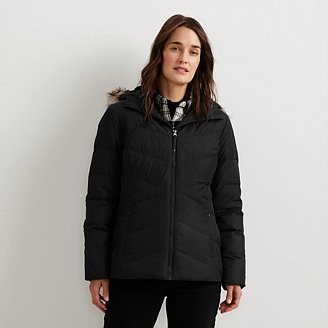Image of Women's Classic Down Hooded Jacket