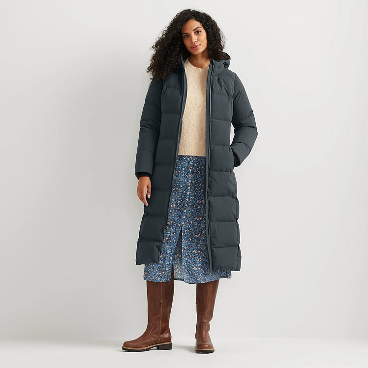 Women's Essential Down Hooded Duffle Coat | Eddie Bauer
