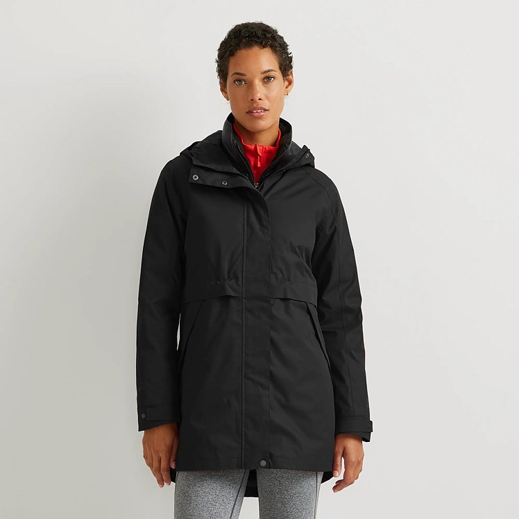 Women's Mountain Town 3-in-1 Down Hooded Parka | Eddie Bauer