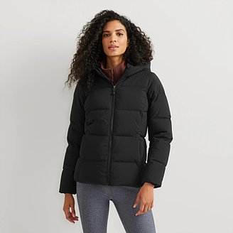Image of Women's Essential Down Hooded Jacket