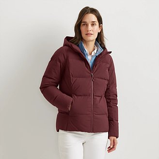 Image of Women's Essential Down Hooded Jacket