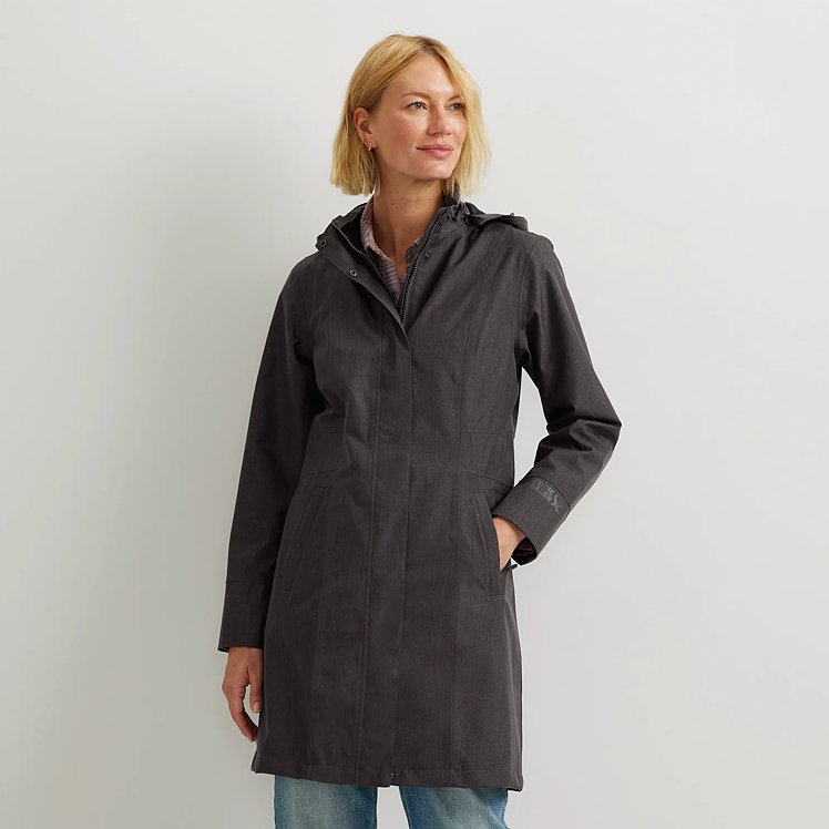 Women's Girl On The Go Waterproof Trench Coat Eddie Bauer